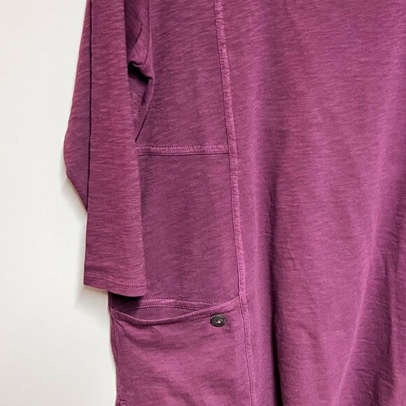 NWT Habitat 26927 River Wash Cotton Boxy Tee Capri Sugar Plum Sz S/M - Picture 8 of 9